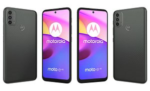 Motorola Moto E40 Black 3D