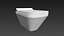 Hochwertiges 3D-Toilettenmodell