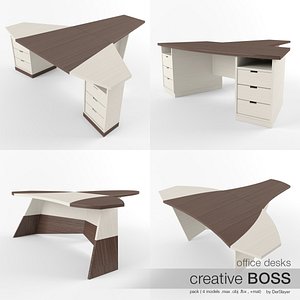 boss desks 3d model
