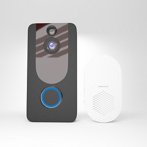 Video Door Bell - Ready to Render inside 3dsMax Vray