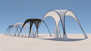 Tensile Fabric Structure -8 3D model