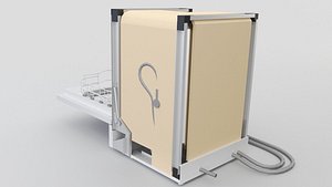 3D graphic interior parts model