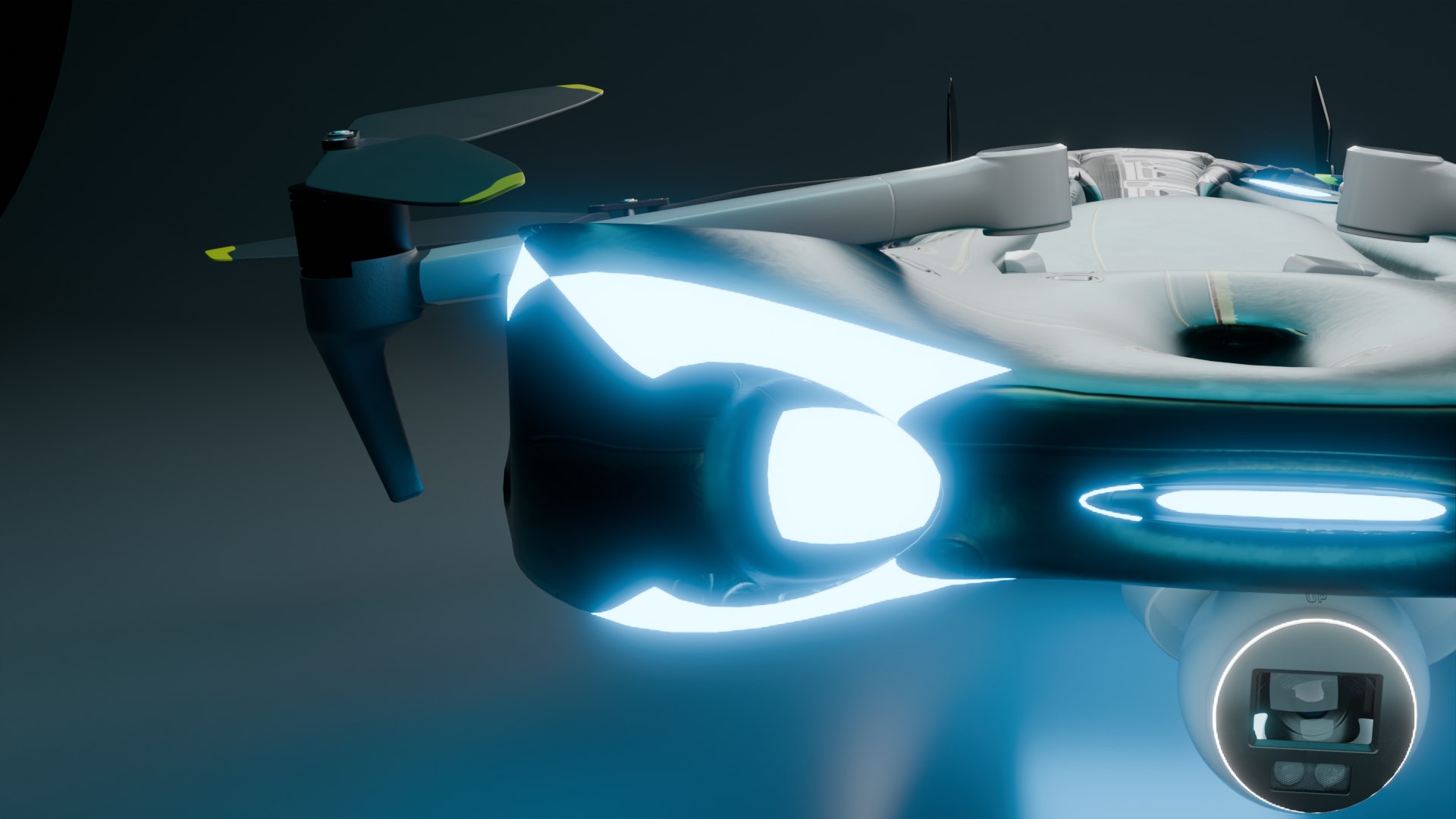 3D Sci Fi Drone - TurboSquid 2234201