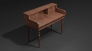 Writing Desk Low poly