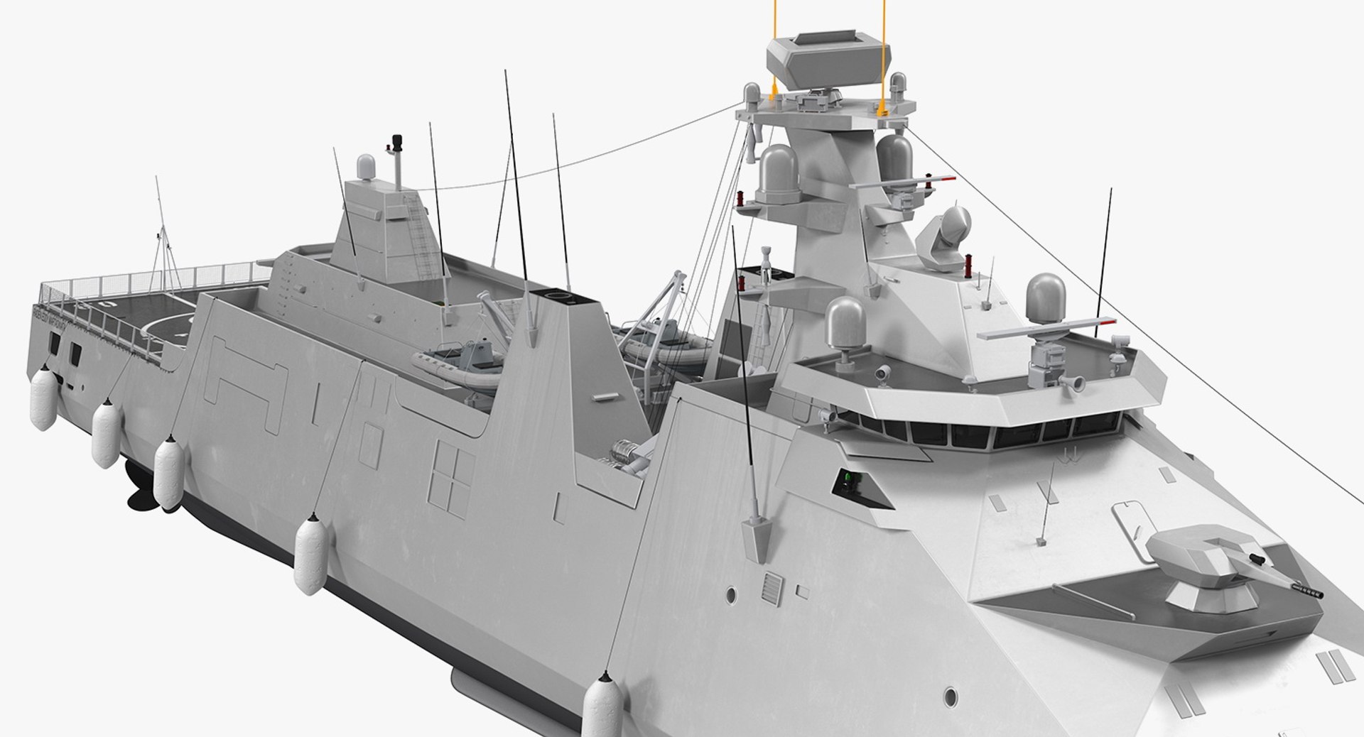 Sigma Class Indonesian Frigate 3D Model - TurboSquid 1394359