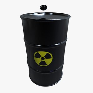 barrel radioactive 3d max