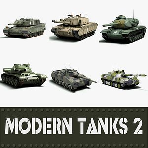 3d max modern tanks