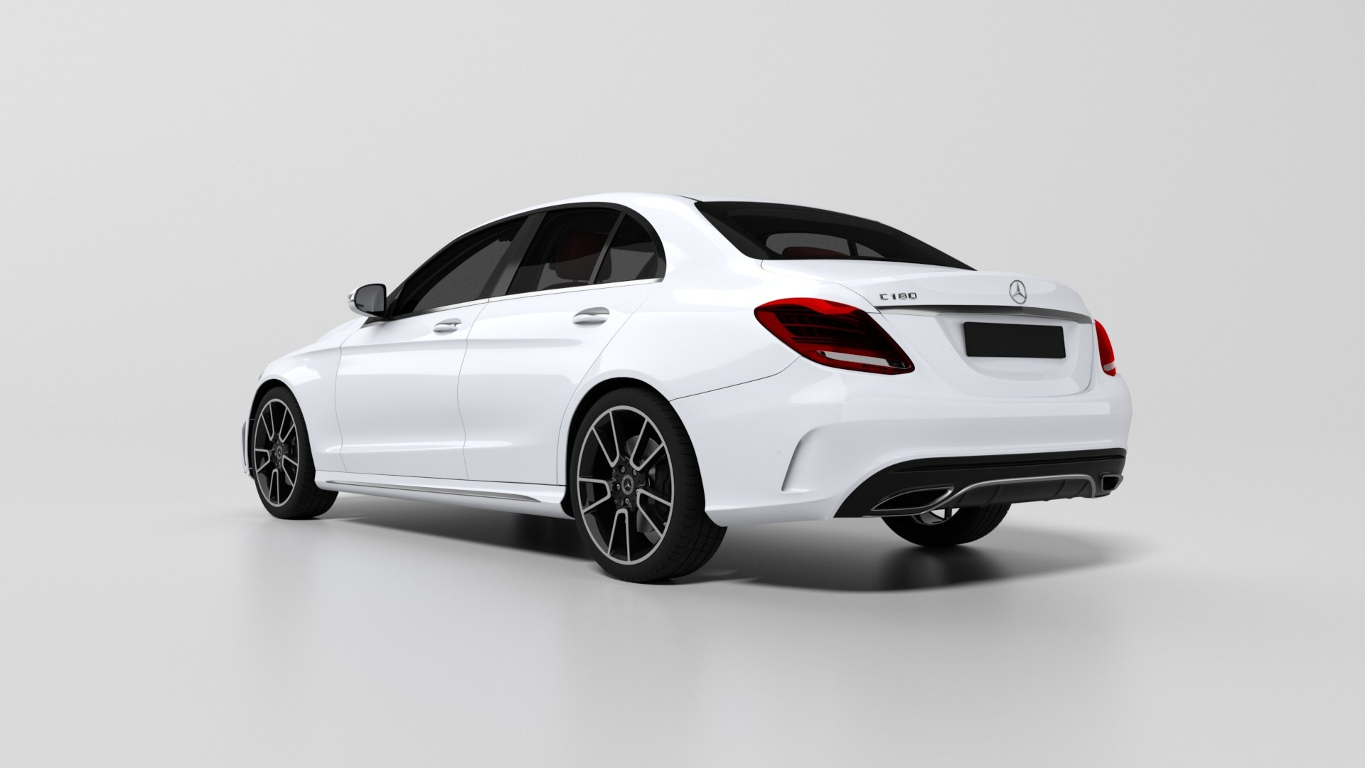 3D Model Mercedes-Benz C-Class Sedan AMG - TurboSquid 2352560