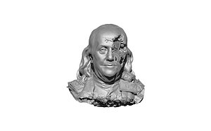 people head statue 3D