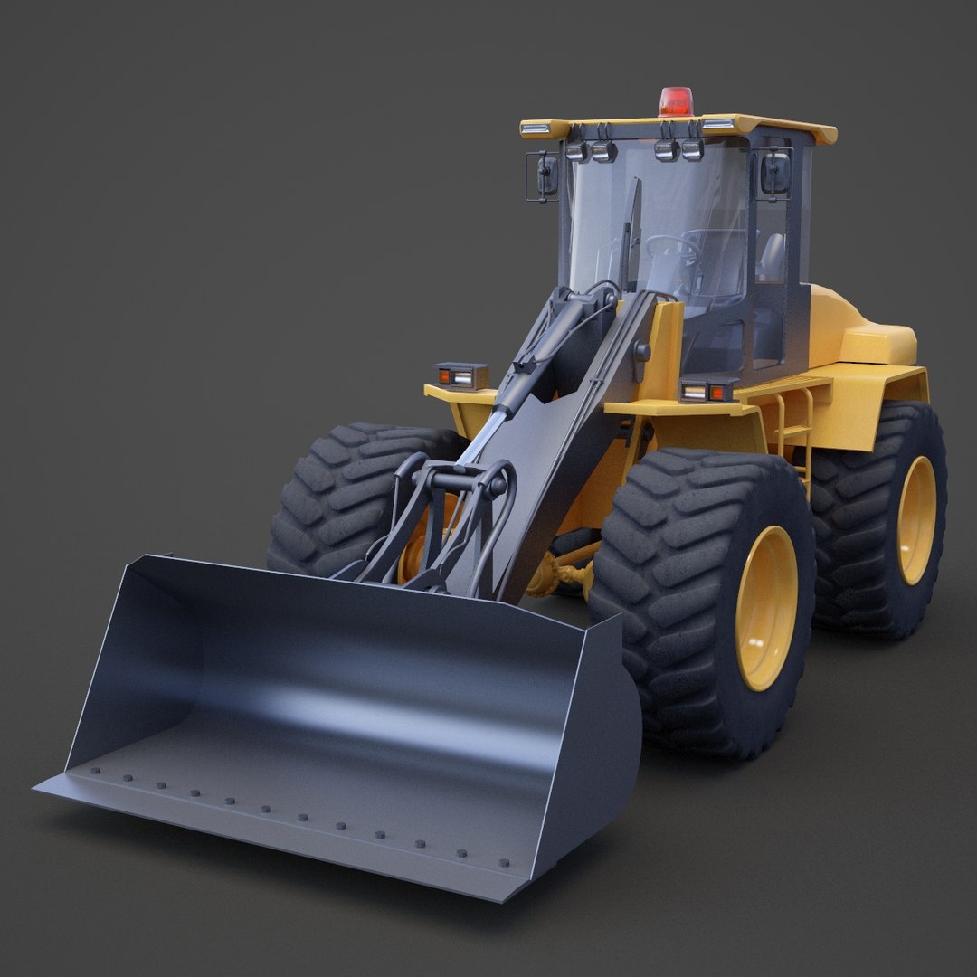 3D Industrial Vehicle - Bulldozer 01 - TurboSquid 2152509