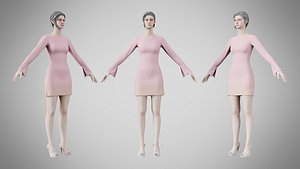 Dress 51 Kobi 3D model