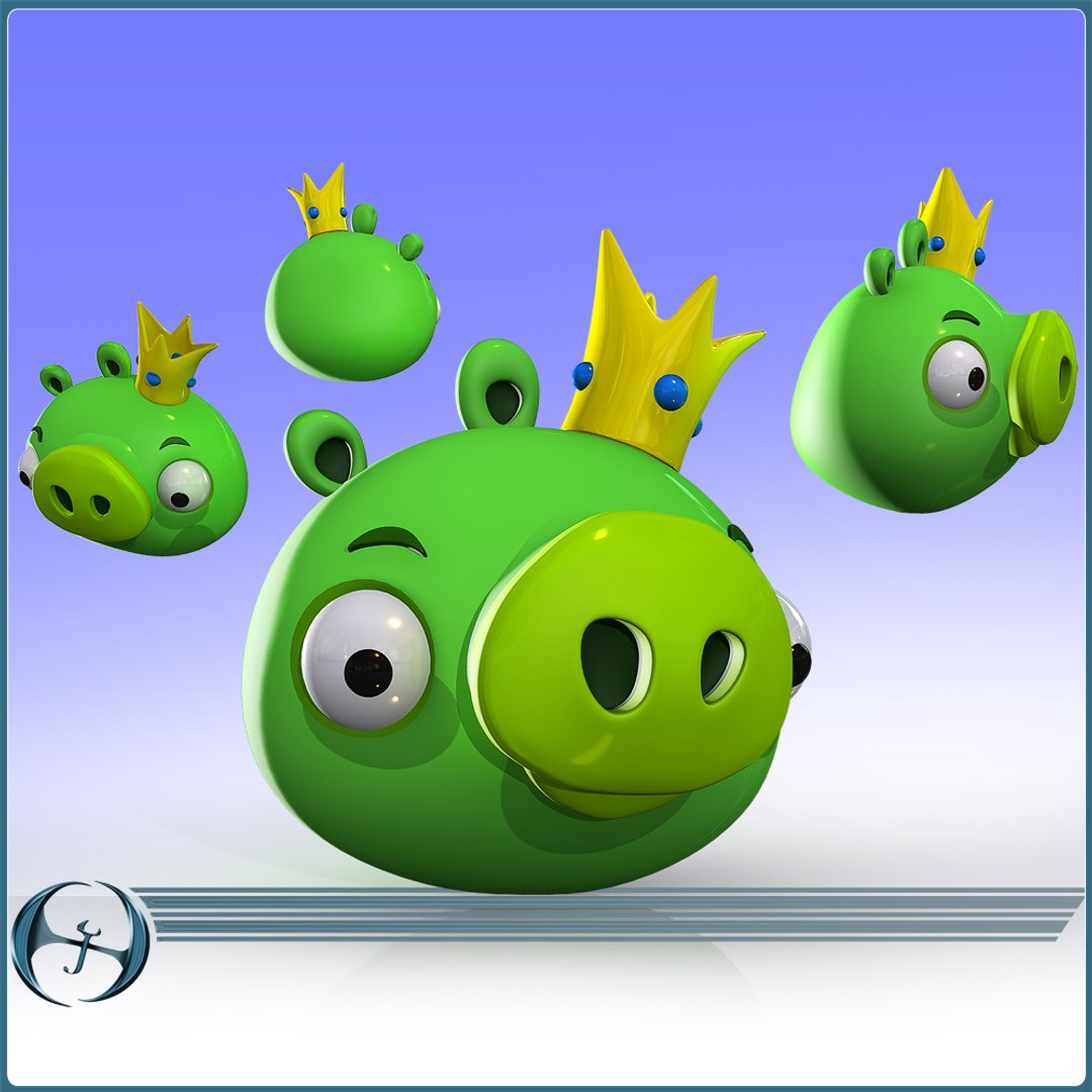 3d Angry Bird 2 Pack