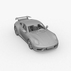 3D porsche 911 carrera aerokit 2020
