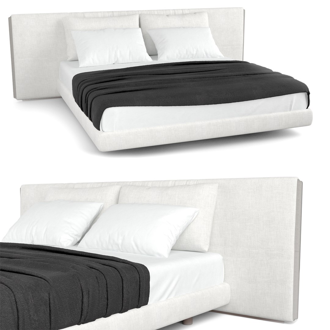 Poliform Yume Bed 3D - TurboSquid 1934522