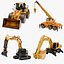 Colección de máquinas de construcción