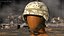 USMC Lightweight Helmet Desert Camo Cover