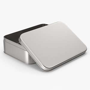 Opened Metal Container 3D model
