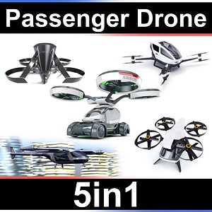 Passenger copter Set 5in1