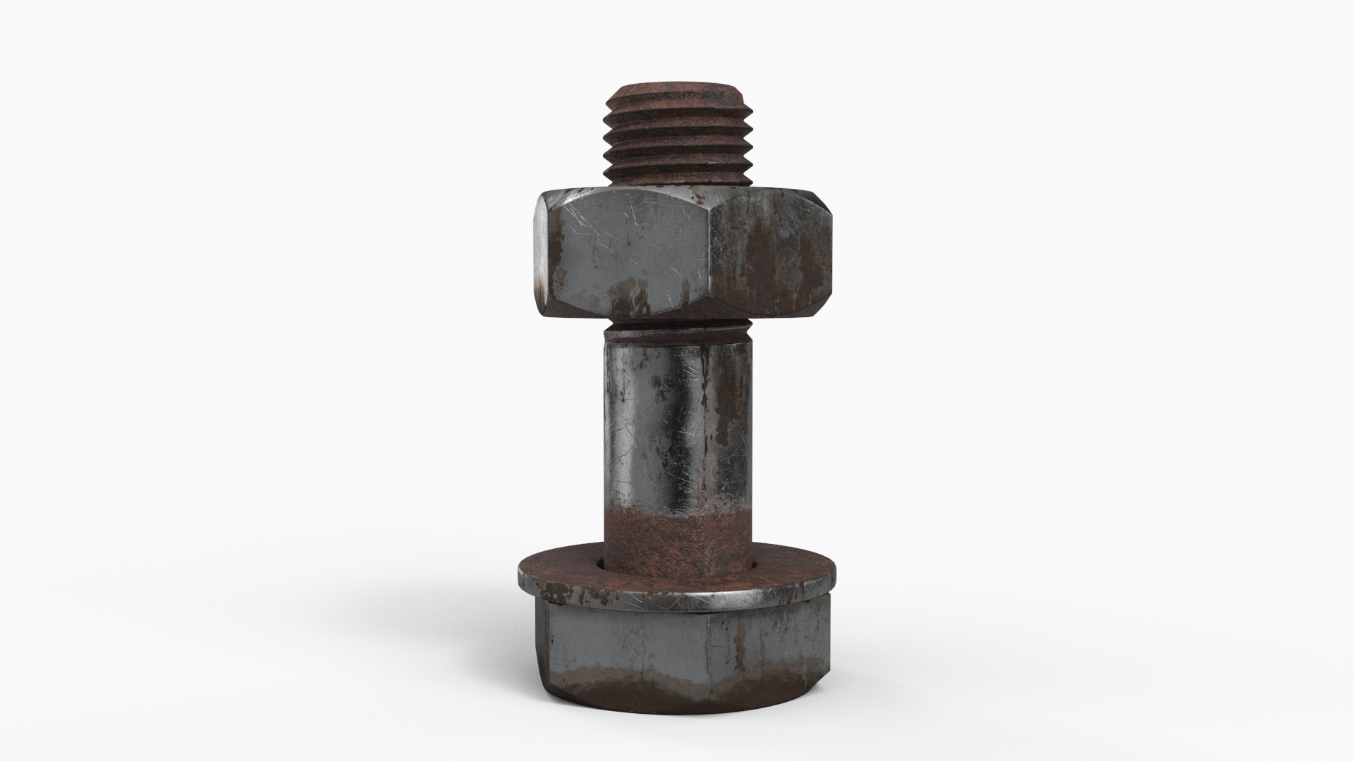 Rusted Metal Hex Bolt 3D TurboSquid 2116400