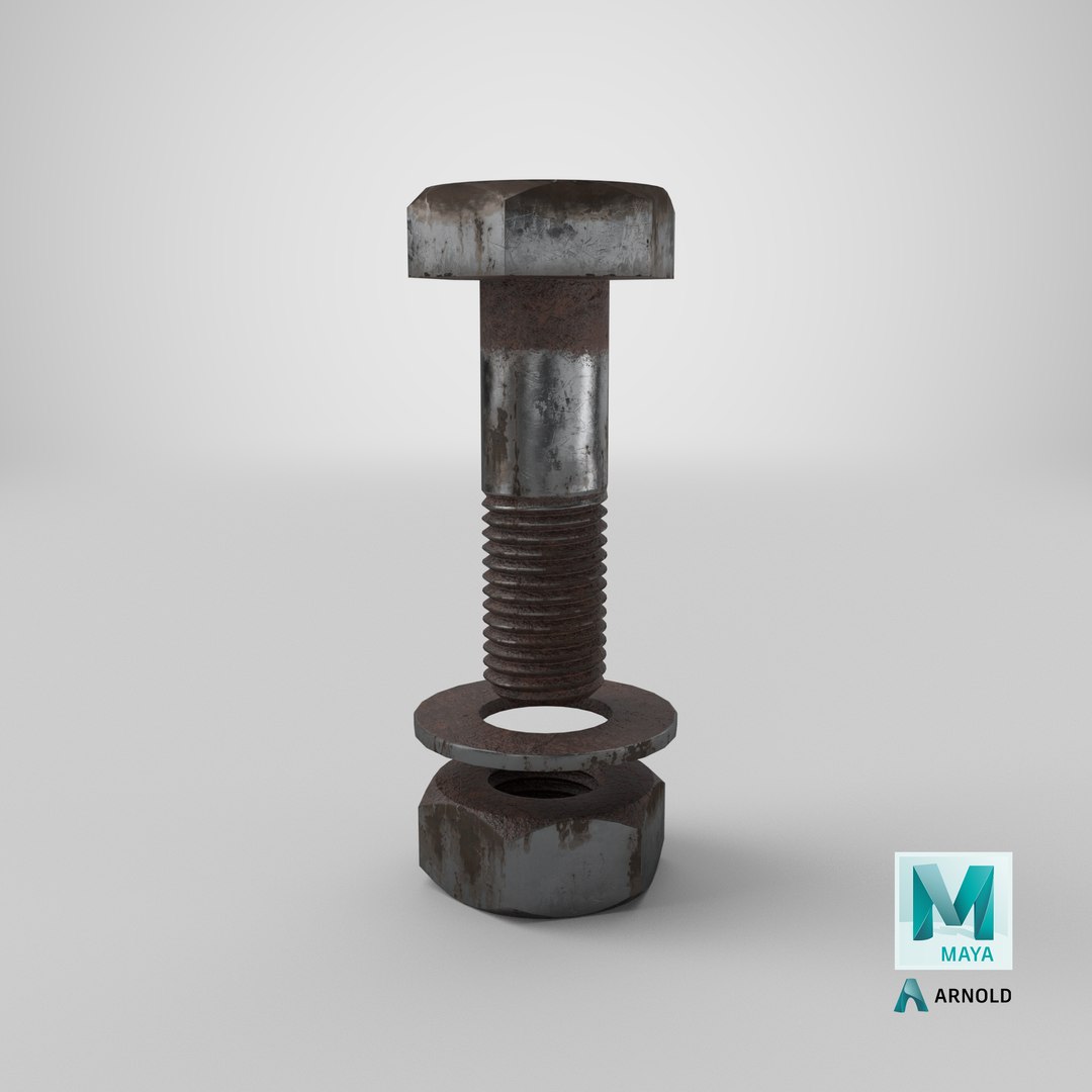 Rusted Metal Hex Bolt 3D https://p.turbosquid.com/ts-thumb/7Z/BiuSEG/YE/stemcell_maya_arnold_render/png/1693506001/1920x1080/fit_q87/277aaddb7733826874ba8ae8ae50892c7abec5f4/stemcell_maya_arnold_render.jpg