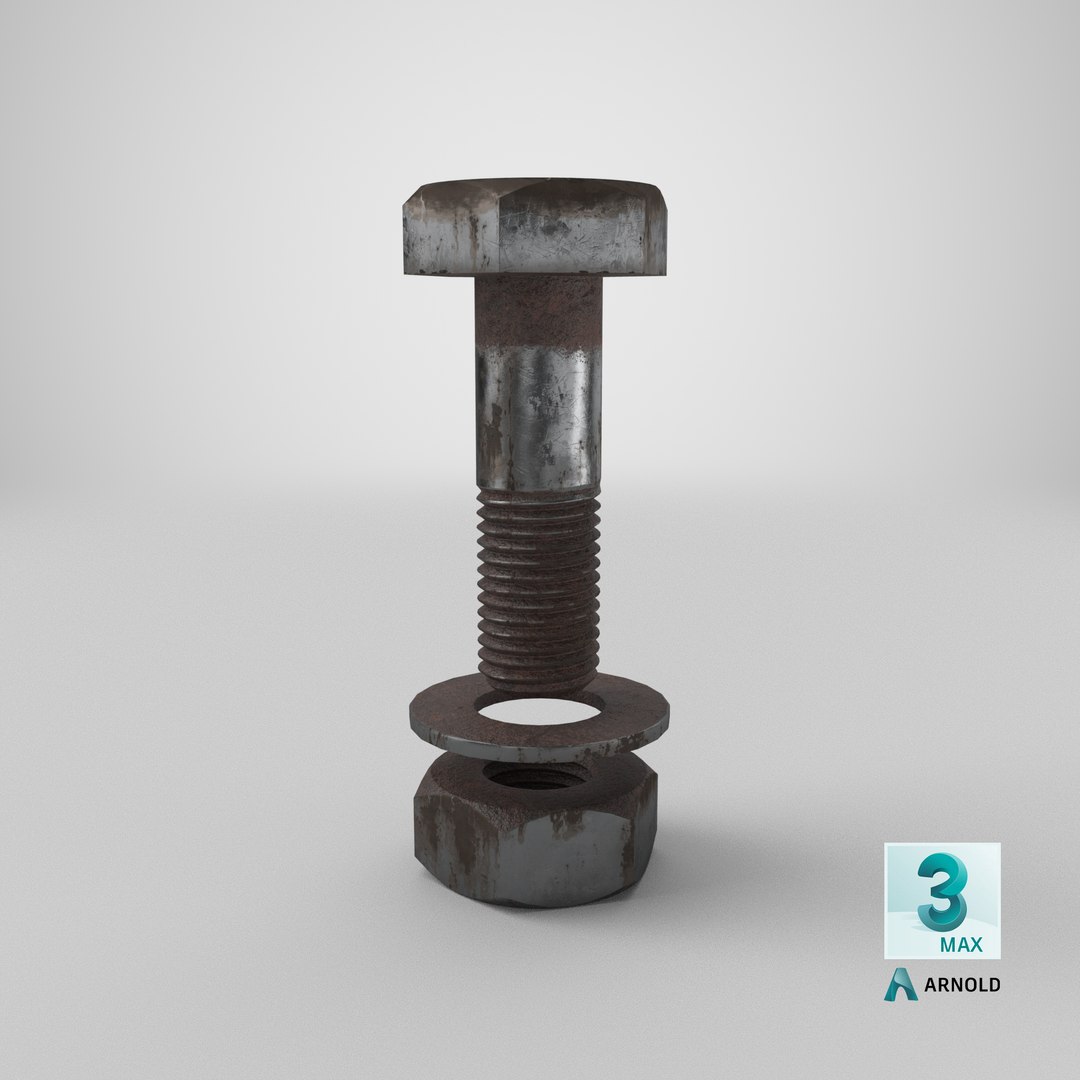 Rusted Metal Hex Bolt 3D https://p.turbosquid.com/ts-thumb/7Z/BiuSEG/e8/stemcell_max_arnold_render/png/1693506005/1920x1080/fit_q87/432217cd5fbfac0cc753af29997f33cb63a383c6/stemcell_max_arnold_render.jpg