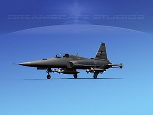 3ds northrop tigershark f-20 fighter