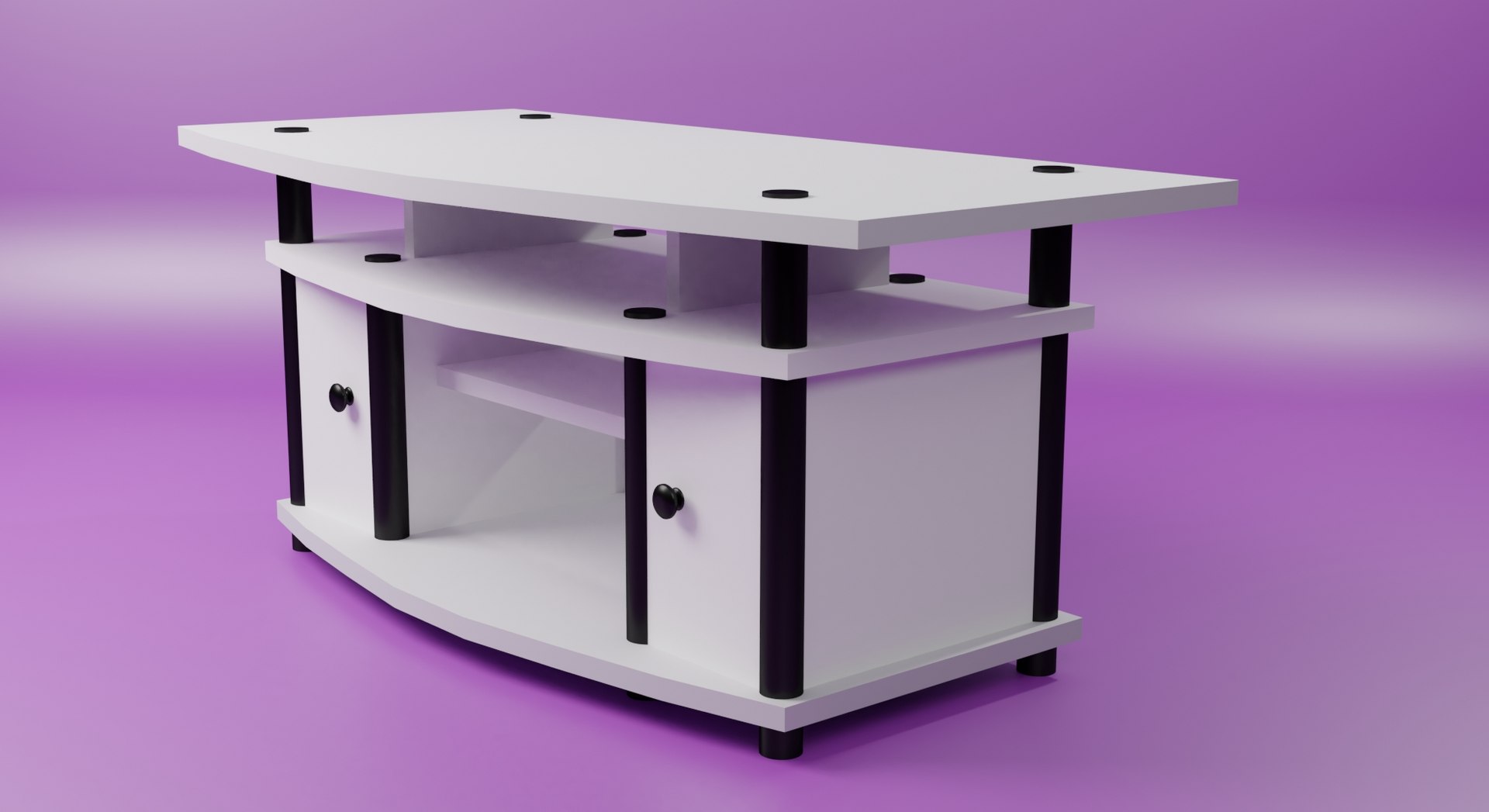 3D Tv Rack - TurboSquid 1690768