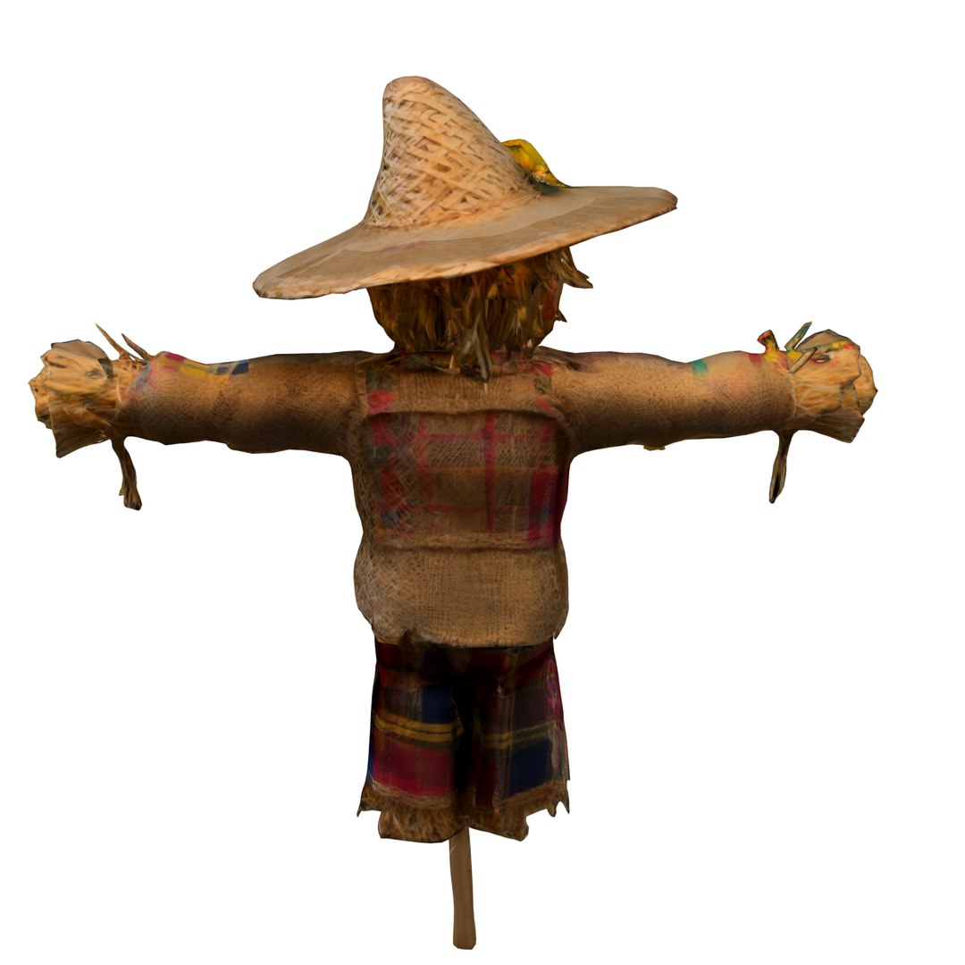 3D Stylized Scarecrow Model - TurboSquid 2379574