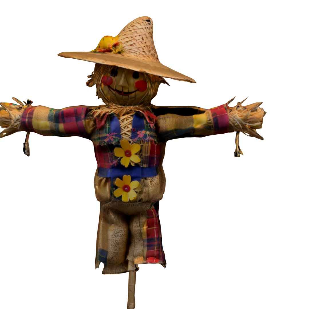 3D Stylized Scarecrow Model - TurboSquid 2379574
