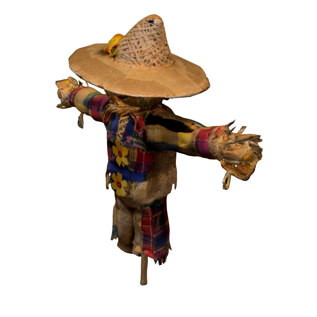 3D Stylized Scarecrow Model - TurboSquid 2379574