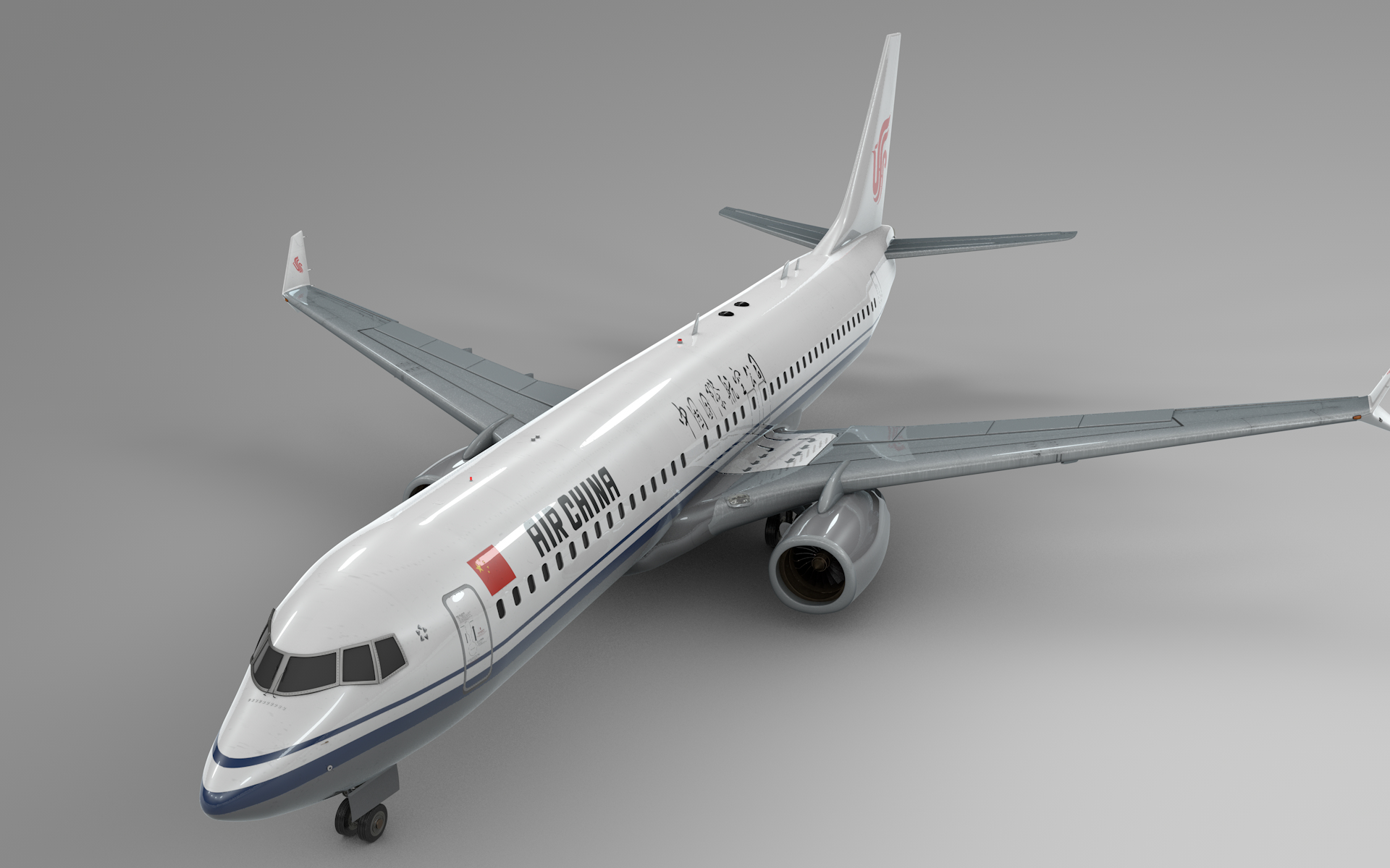 3D boeing 737-8 air china model - TurboSquid 1692057