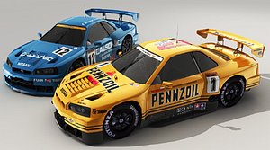 skylines calsonic pennzoil 3d model
