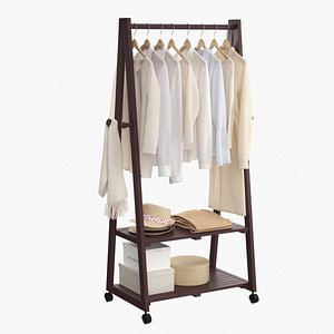 realistic clothes rack 2 model