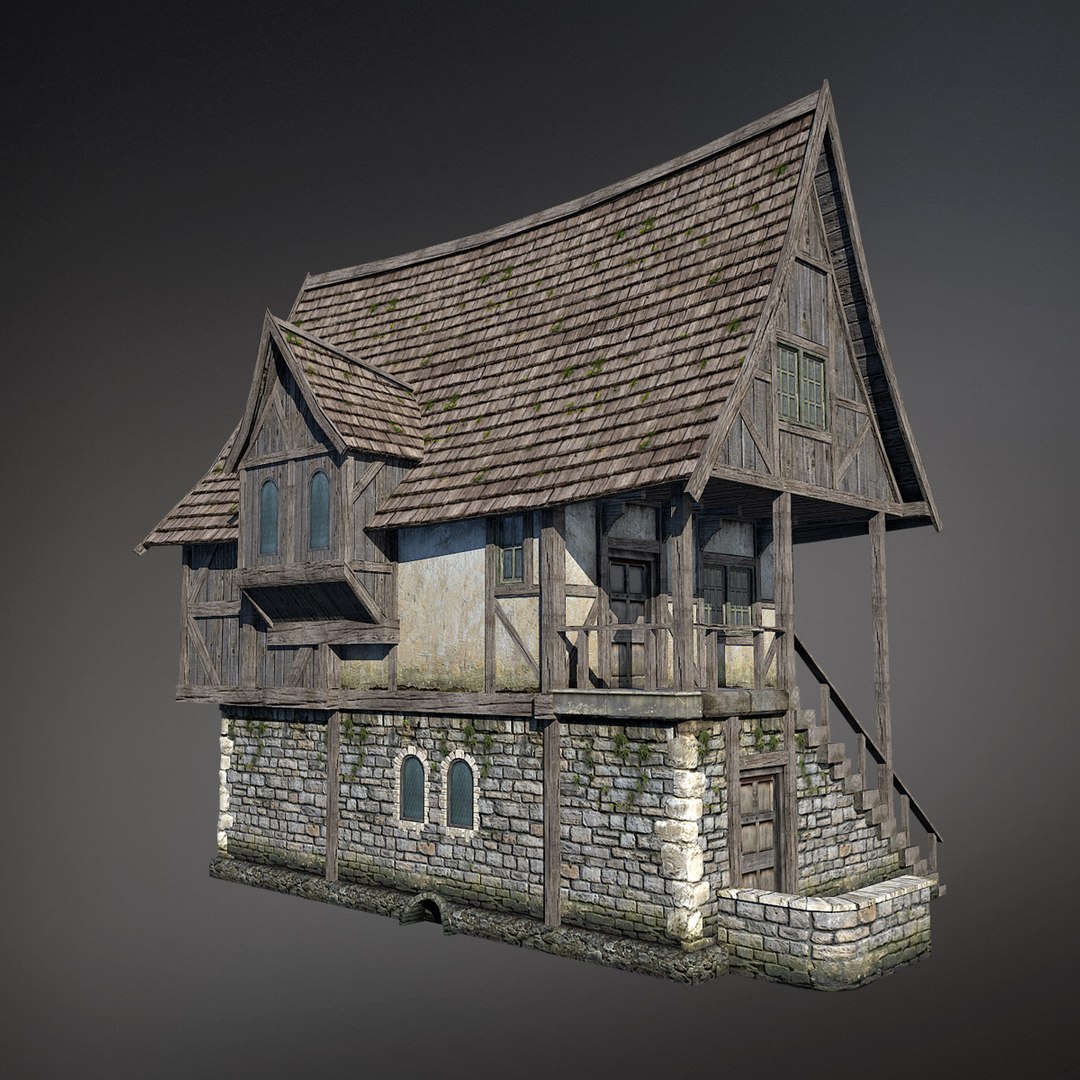 3dsmax Fantasy Medieval House