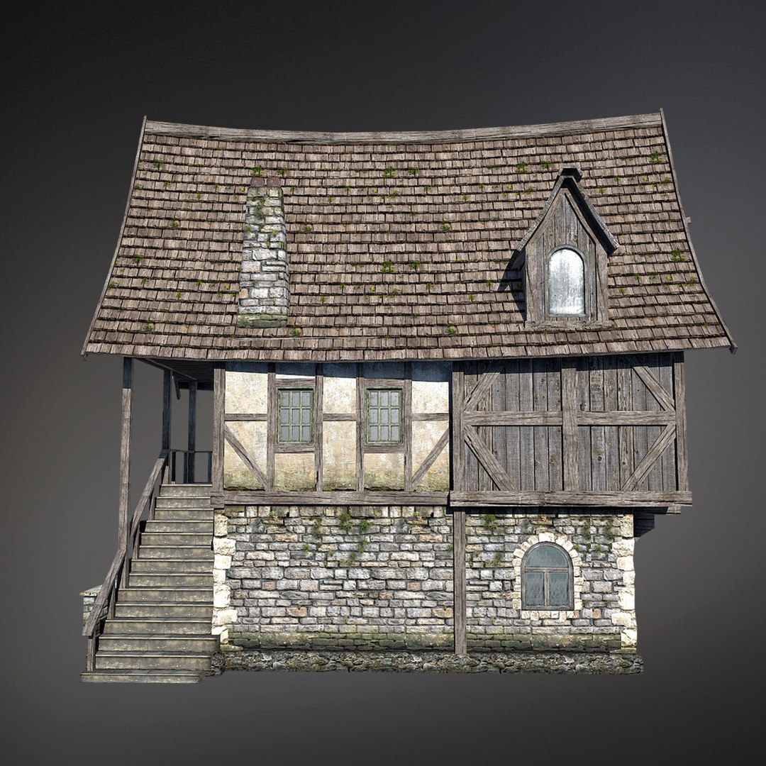 3dsmax Fantasy Medieval House