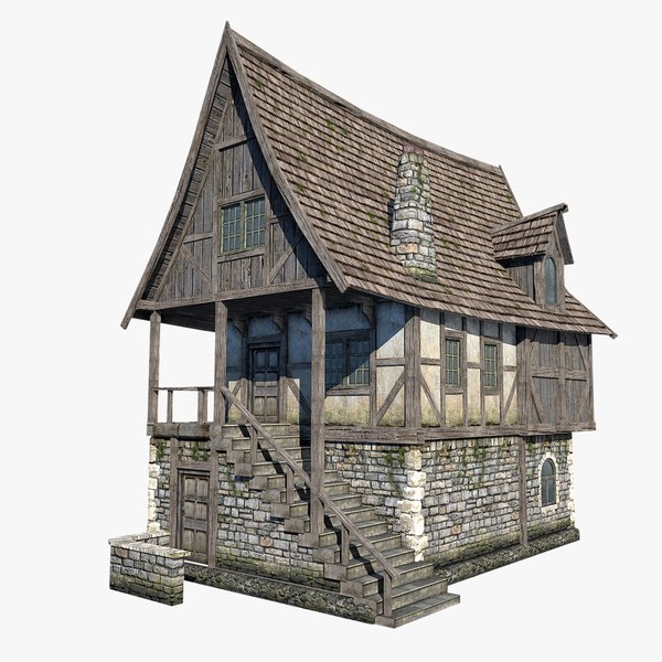 fantasy medieval house 3d max