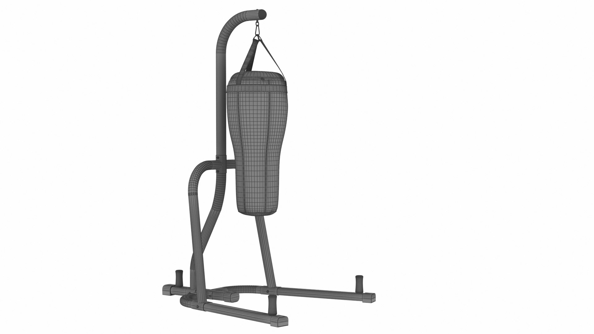 3D Model Boxing Angle Bag With Stand TurboSquid 1959277