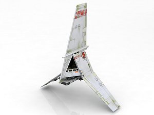 sky hopper spacecraft shuttle 3D model