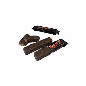 mars chocolate bar 3D model