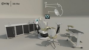 dental chair 3D model