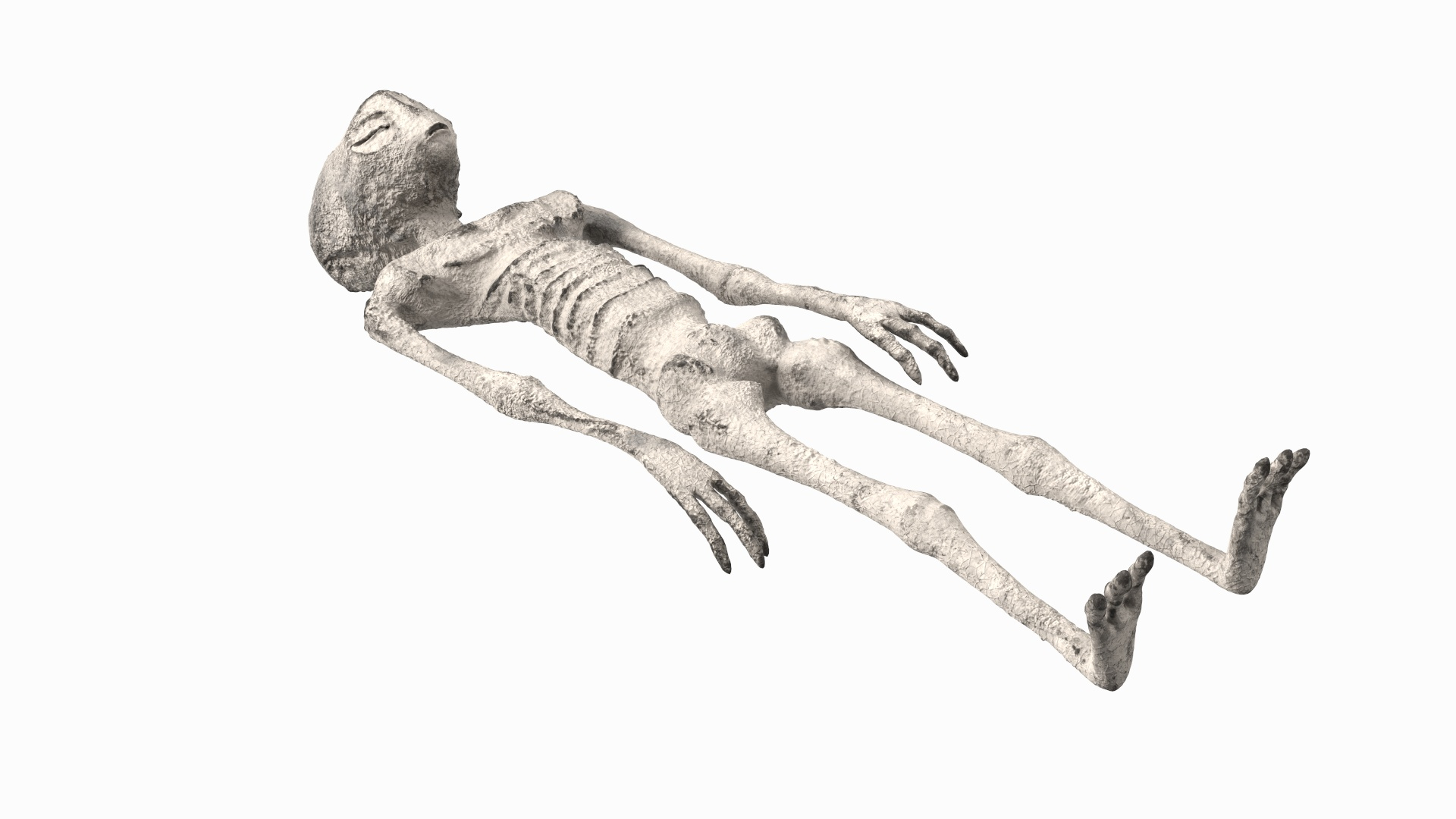 3D Alien Mummy model https://p.turbosquid.com/ts-thumb/7Z/jbTy8B/Lk/alien_mummy_360/jpg/1701025972/1920x1080/turn_fit_q99/8cc3b3e0c9b6e8610f500b57441d9ddc860426ae/alien_mummy_360-1.jpg