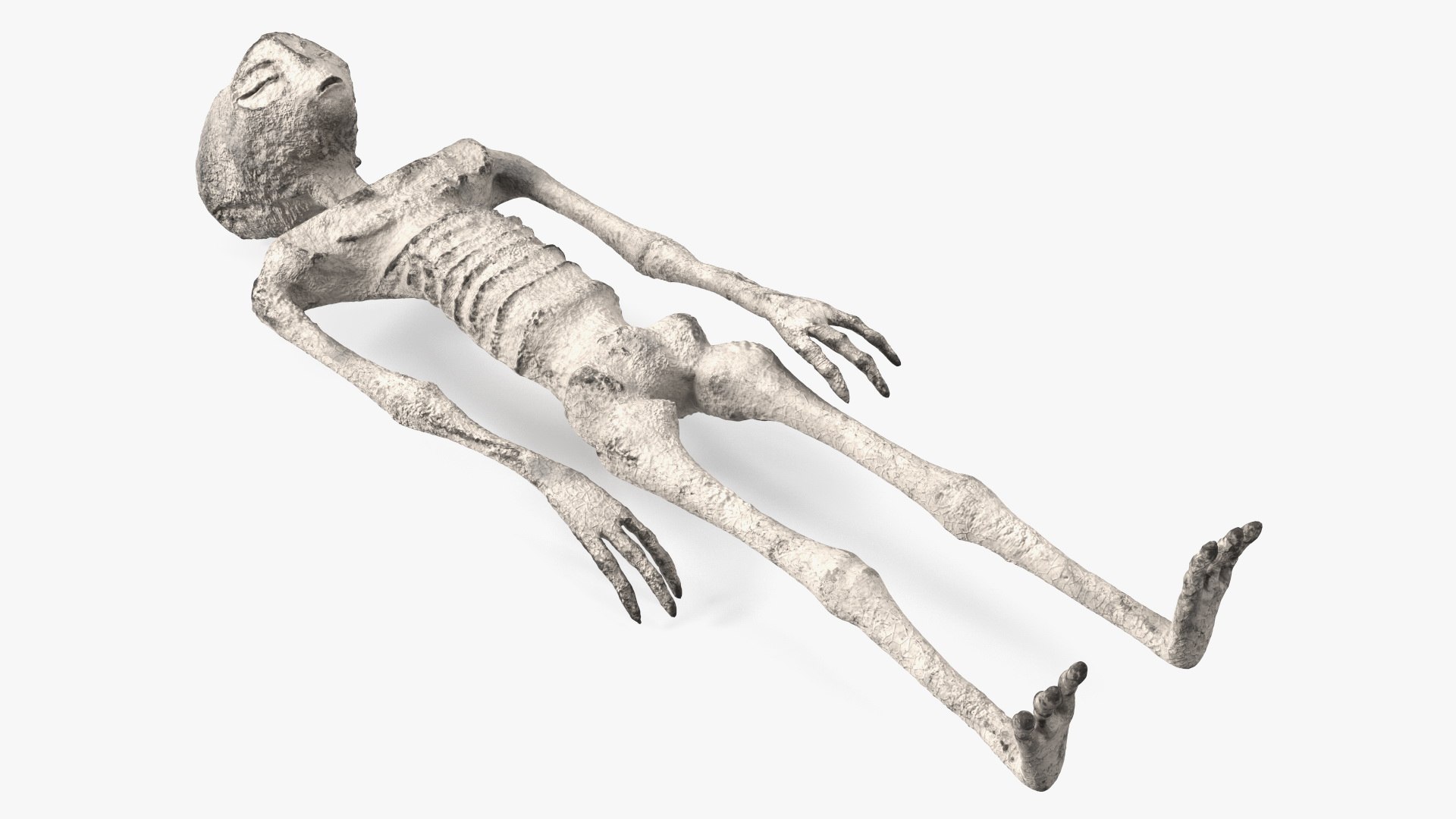 Alien Mummy 3D model preview