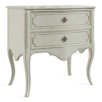 Sanctuary Coco En Blanc Nightstand PBR