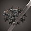 radial engine 3d max