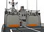 australian perry class frigate 3D model