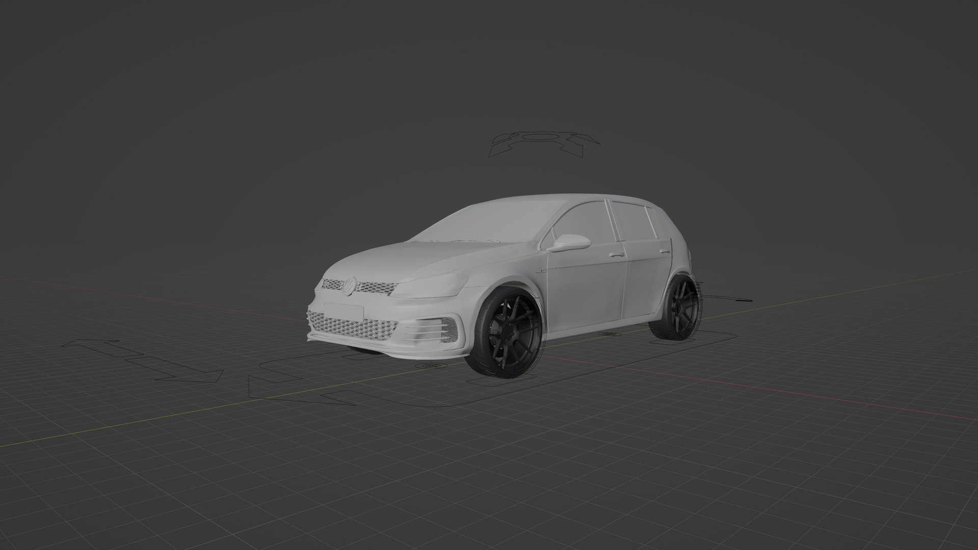 3D Golf 7 GTE model - TurboSquid 2074919