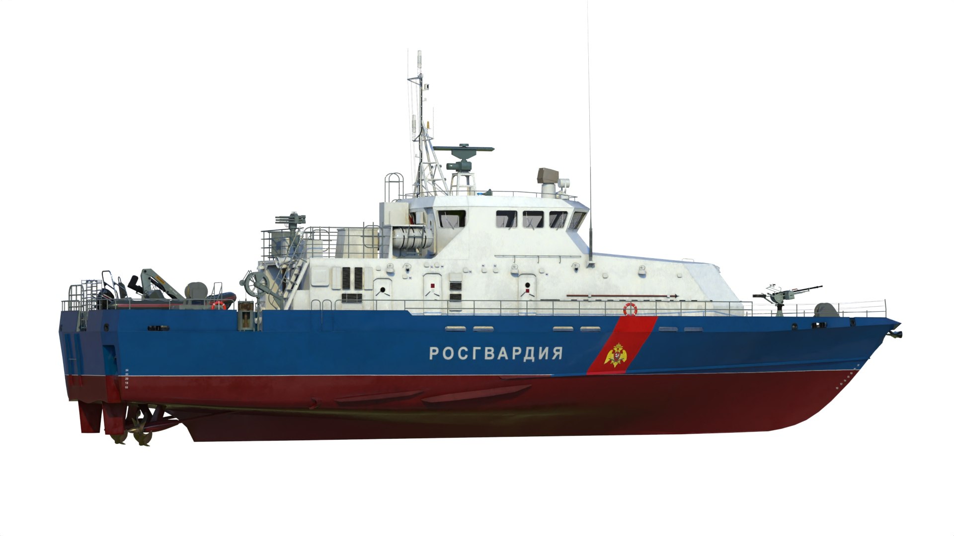 3D 21980 Grachonok Class Anti Saboteur Ship Model TurboSquid 2186501