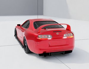 3D toyota supra mk4
