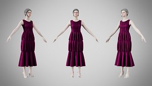 Dress 24 Plum Velvet