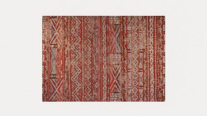 3D ANTIQUE KILIM 9115 FEZ RED RUGS